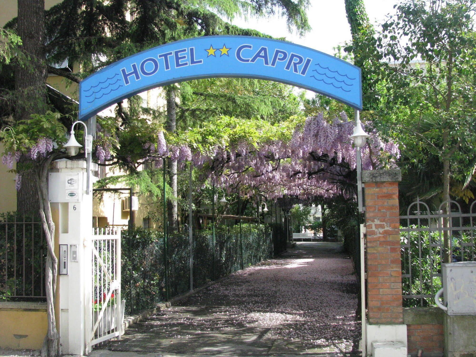 Hotel Capri Rímini Exterior foto